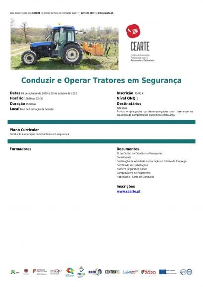 CEARTE | Curso Conduzir e Operar Tratores em Seguran&ccedil;a