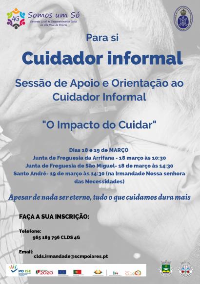 CLDS 4G de Vila Nova de Poiares &ldquo;Somos Um S&oacute;&rdquo; | Sess&atilde;o do Cuidador Informal