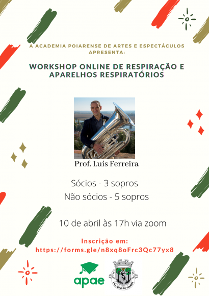 APAE | Workshop online de respira&ccedil;&atilde;o | Dia 10/04 &agrave;s 17horas