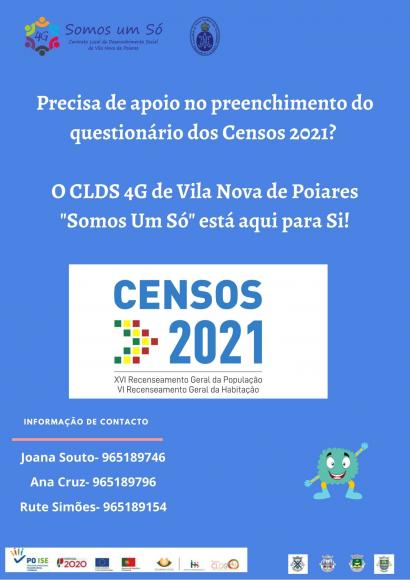 Censos 2021 | O CLDS tamb&eacute;m ajuda&hellip;