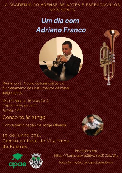 APAE apresenta&hellip; Um dia com Adriano Franco | Dia 19/06 no CCP