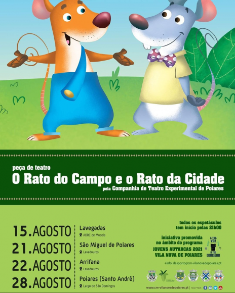 CTEP | Pe&ccedil;a de teatro &ldquo;O rato do campo e o rato da cidade&rdquo;