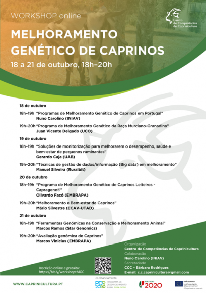Workshop online | Melhoramento gen&eacute;tico de caprinos
