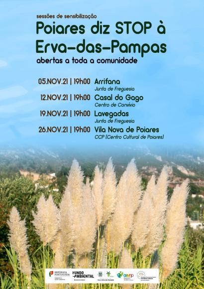 Poiares diz STOP &agrave; Erva-das-Pampas | Sess&otilde;es presenciais