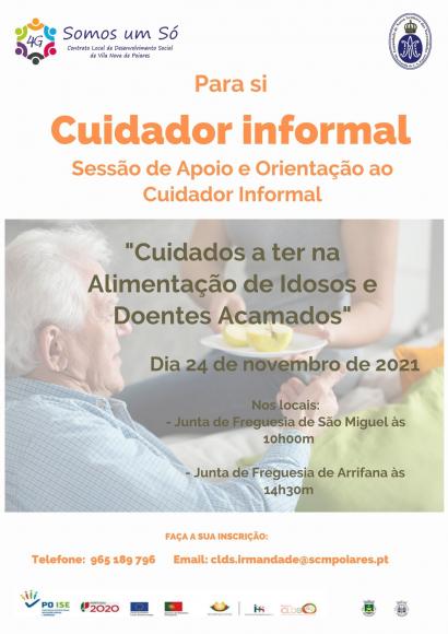 CLDS | Cuidados a ter na Alimenta&ccedil;&atilde;o de Idosos e Doentes Acamados | Dia 24/11 na Junta de Freguesia