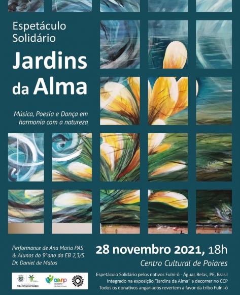 Espet&aacute;culo solid&aacute;rio &ndash; Jardins da alma | 28/11 no CCP