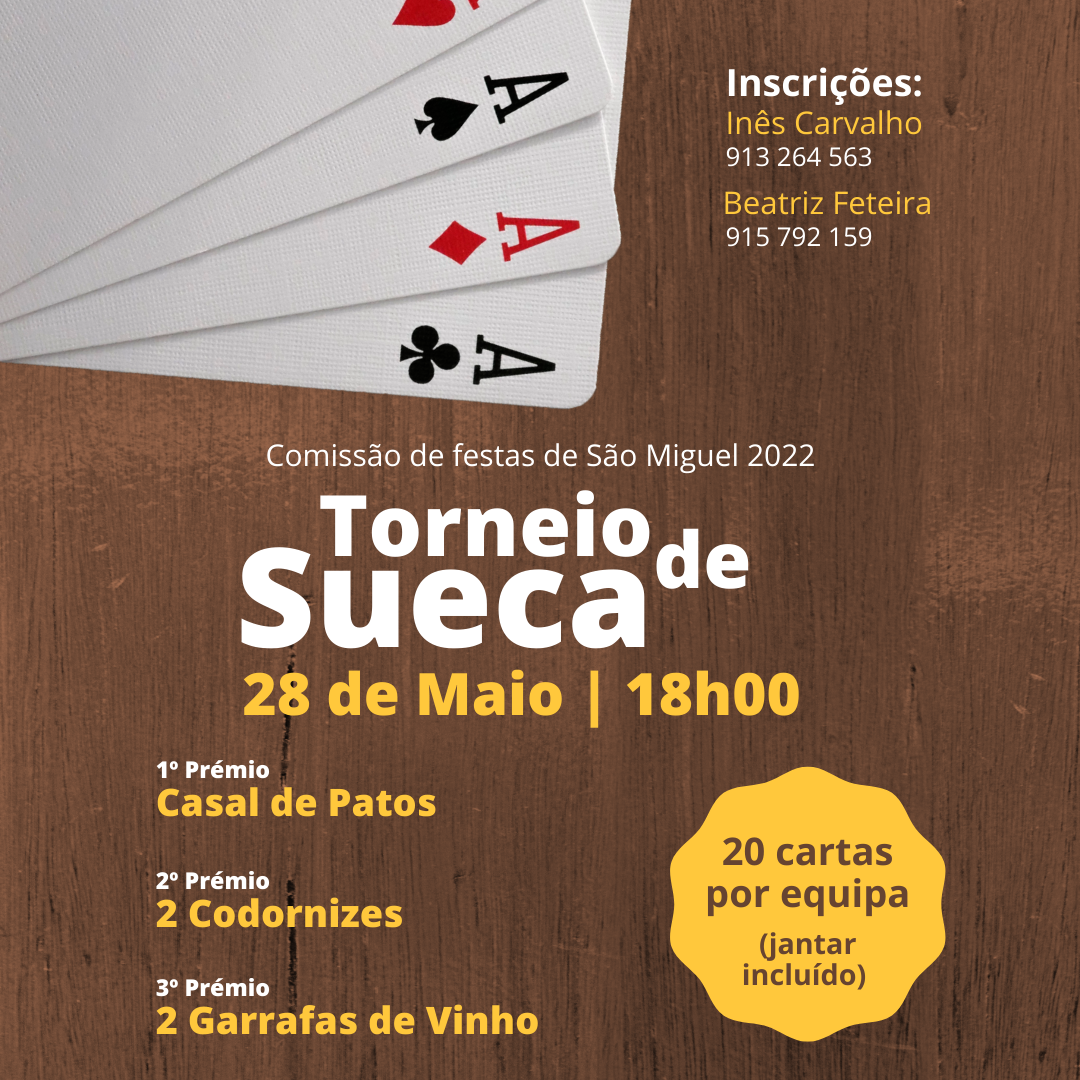 Comissão de Festas de São Miguel | Torneio de Sueca