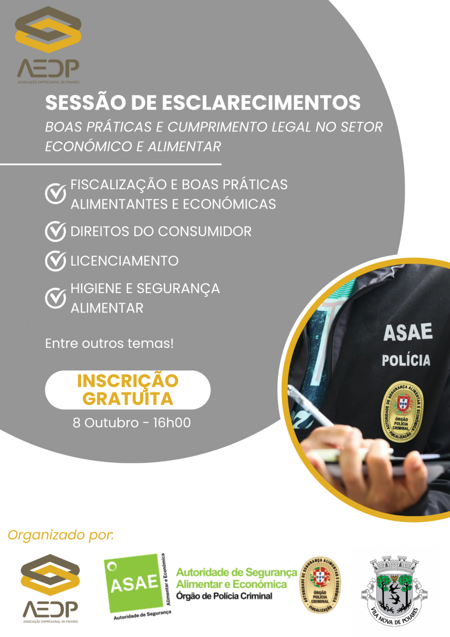 AEDP | Sessão de Esclarecimento ASAE